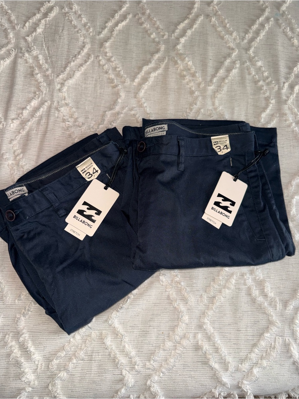 Billabong Carter Stretch Navy Walkshorts – Men’s 34 NWT